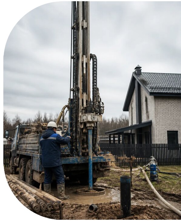 Бурение скважин на воду под ключ в Сафонове от 122976 р. | АПаруса-Сфн
