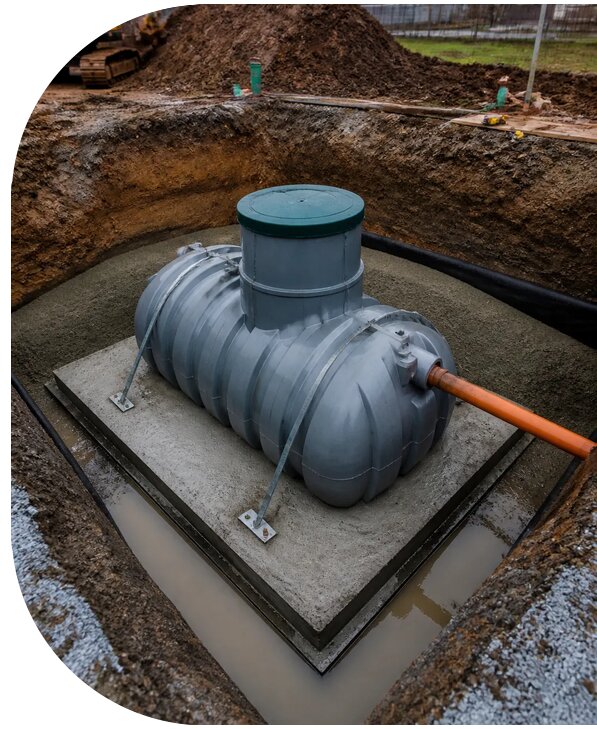 Монтаж септика при высоком УГВ в Сафонове от 122976 р. | АПаруса-Сфн