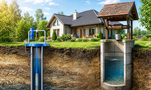 Автономное водоснабжение загородного дома Сафоново: скважина или колодец